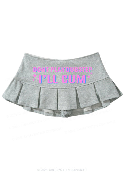 Dont Play Dubstep Y2K Mini Pleated Skirts Cherrykitten