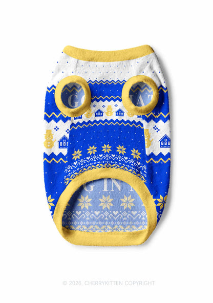 I Got That Hot Dog In Me Y2K Pet Knit Sweatshirt Cherrykitten