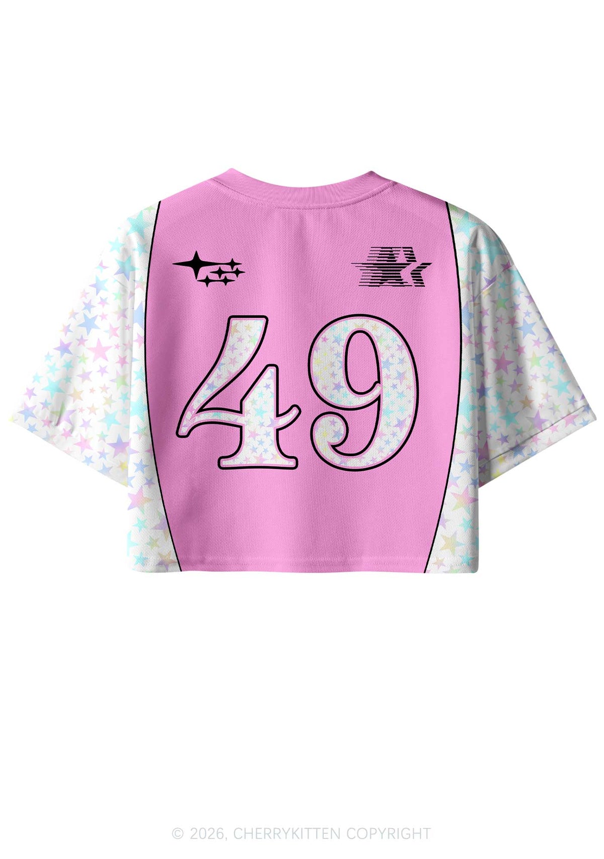 Dog Mxxf Star Y2K Crop Sport Jersey Shirts Cherrykitten