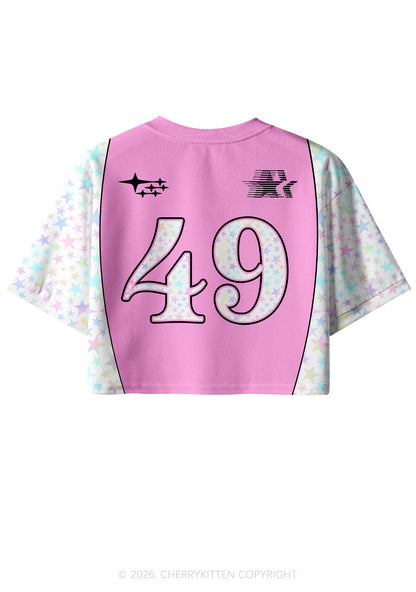Dog Mxxf Star Y2K Crop Sport Jersey Shirts Cherrykitten