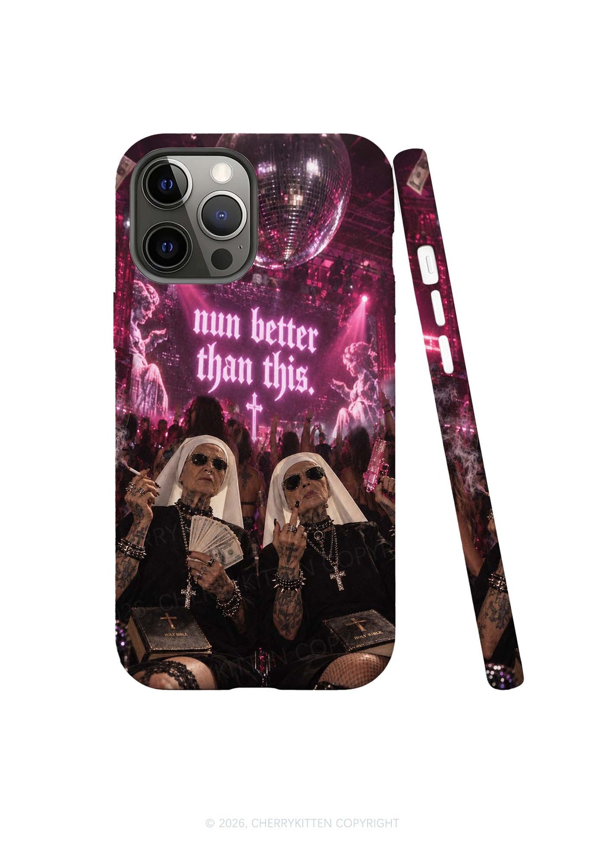 Pink Nun Better Than This Y2K Phone Case Cherrykitten