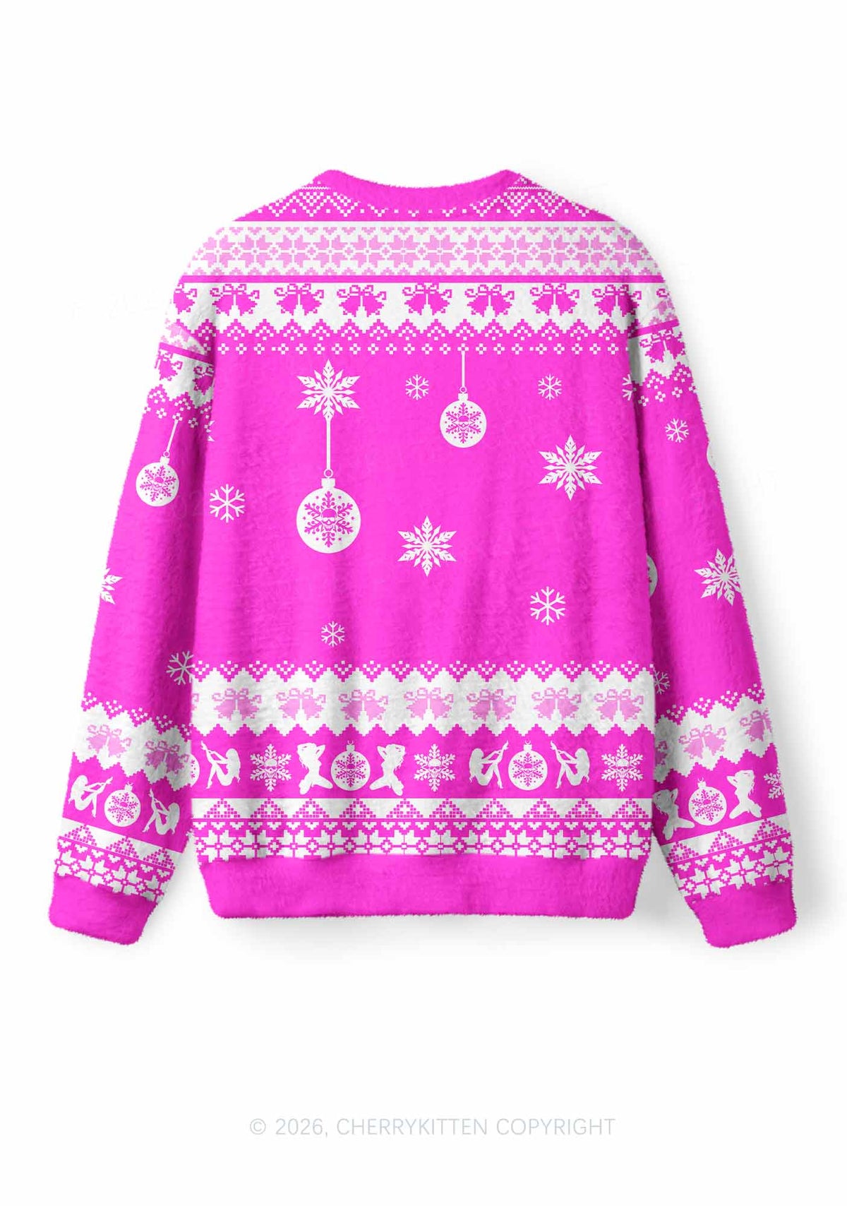 I Have Been Funny Y2K Knit Sweatshirt Cherrykitten