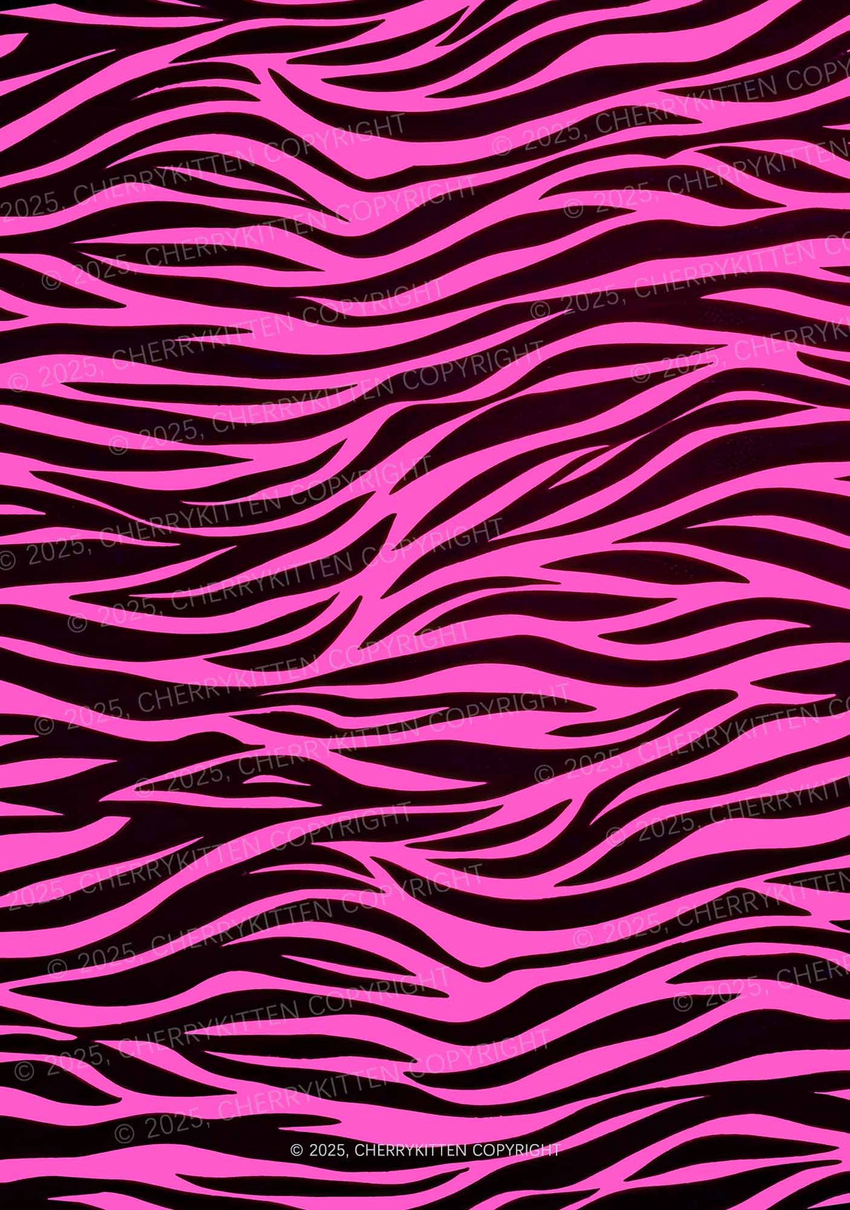 Pink Zebra Y2K Print Slip Dress Cherrykitten