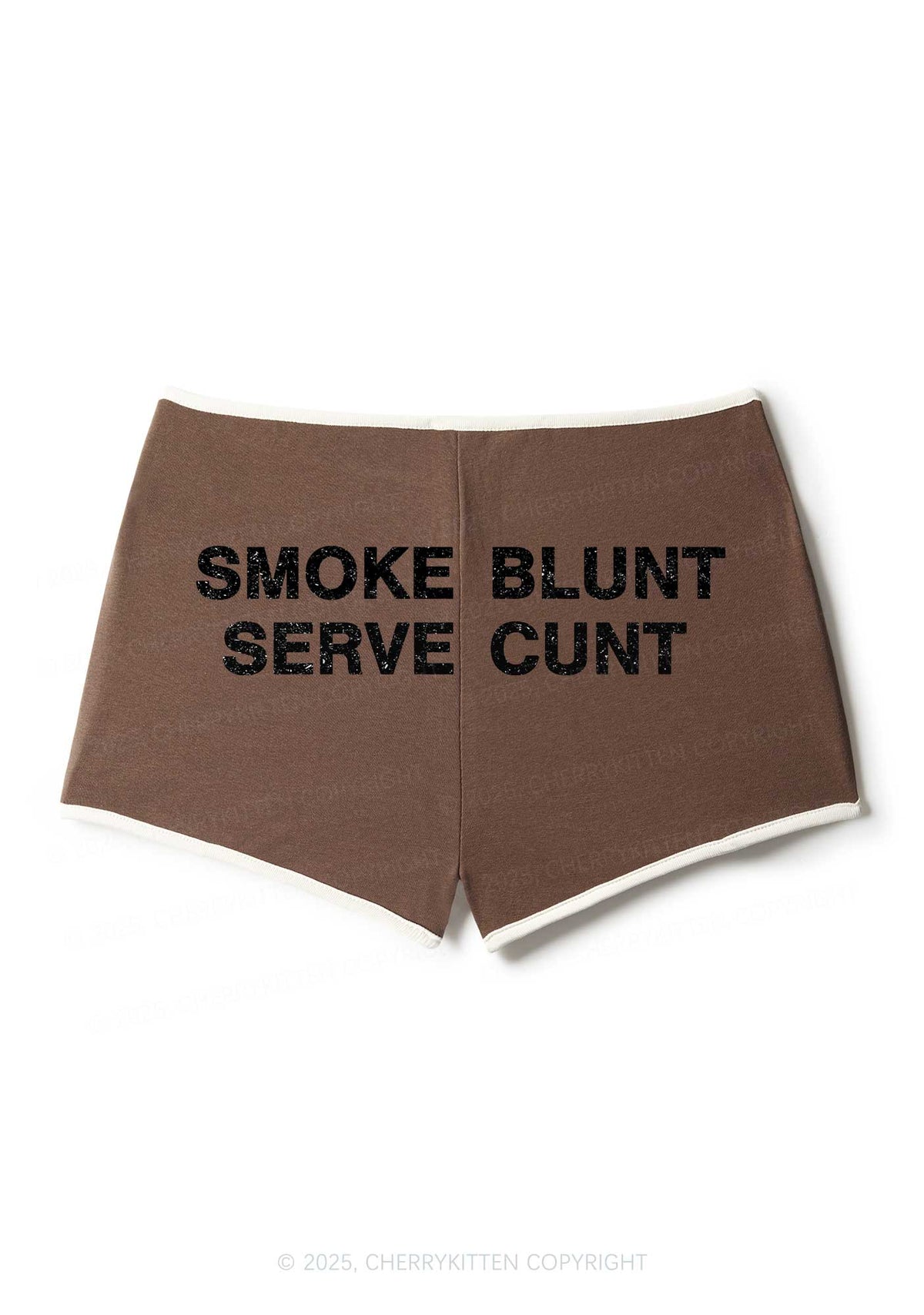 Smoke Blunt Y2K Booty Shorts Cherrykitten