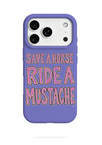 Ride A Mustache Y2K Phone Case Cherrykitten