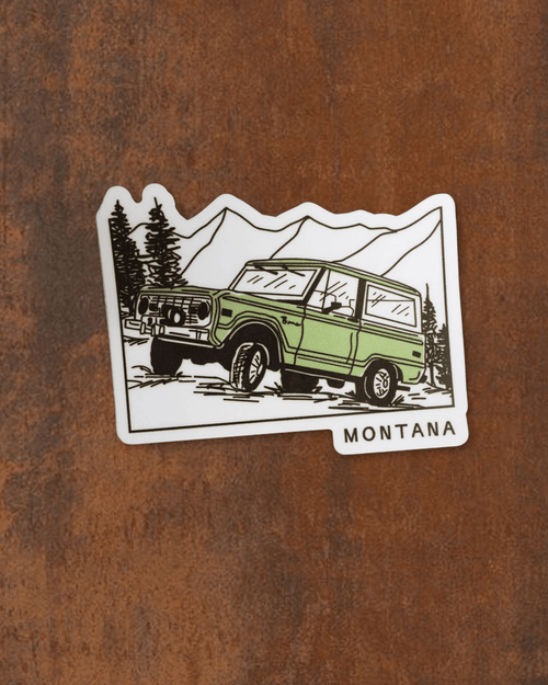 "Bronco Tough" Sticker