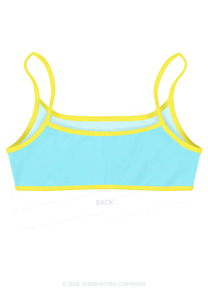Fill Me With Cxm Ducks Y2K Print Super Crop Cami Cherrykitten
