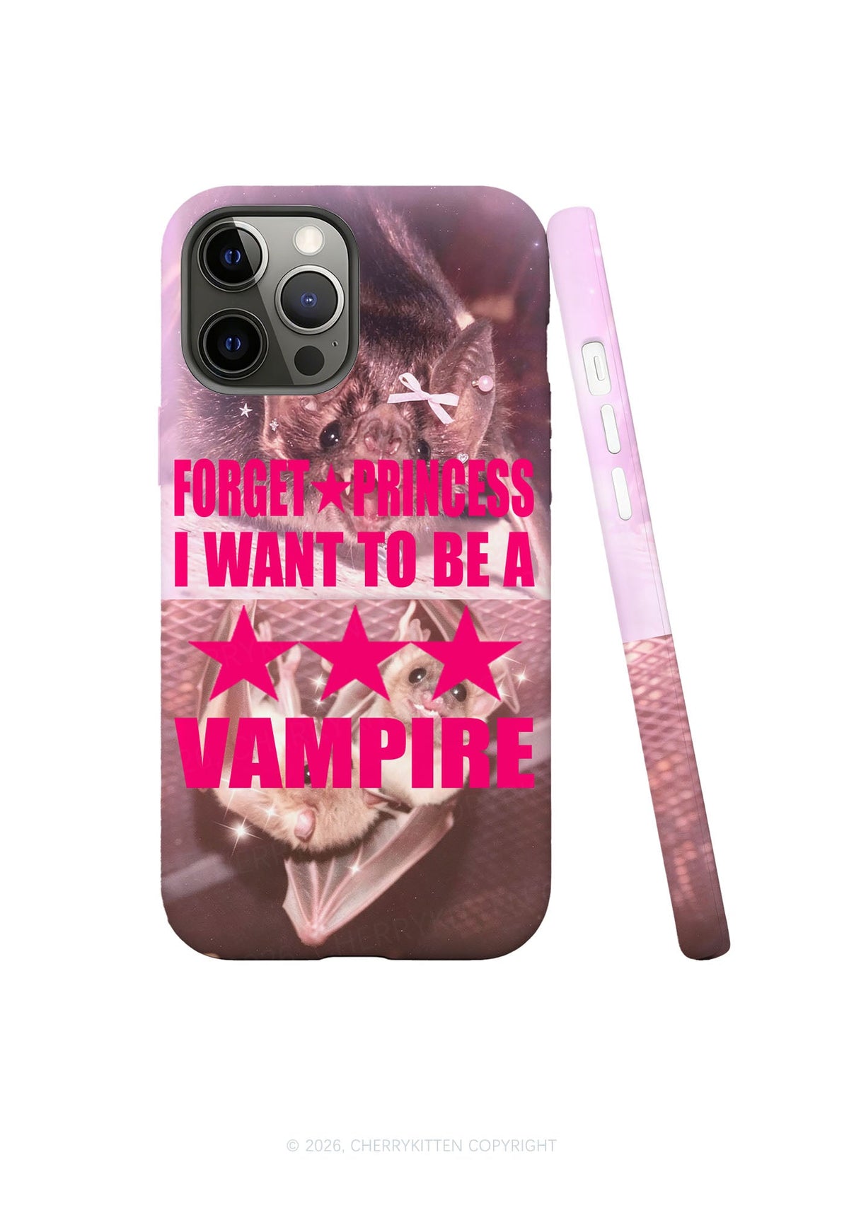 Halloween Want To Be Vampire Y2K Phone Case Cherrykitten