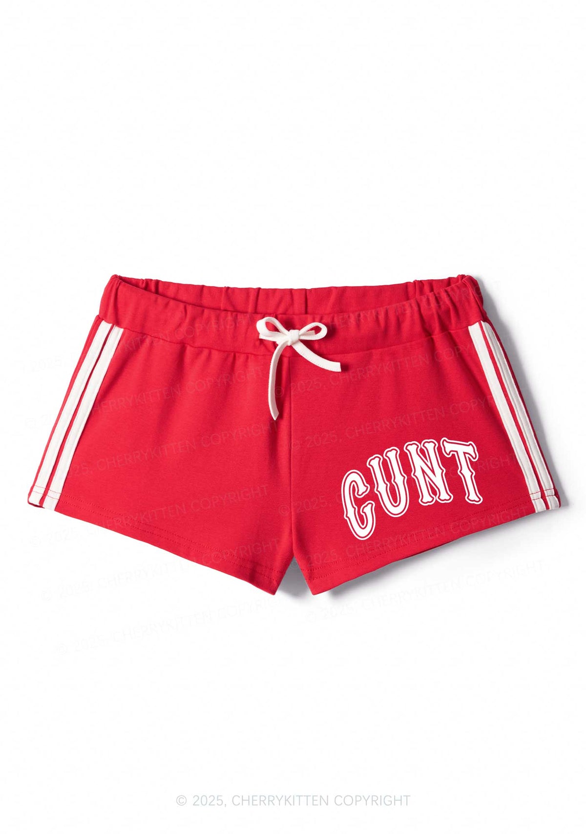 Cxxt Y2K Drawstring Mini Shorts Cherrykitten