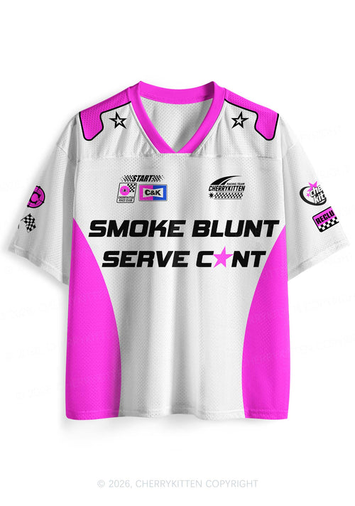 Smoke Blunt Serve Cxxt Y2K Sport Jersey Shirts Cherrykitten