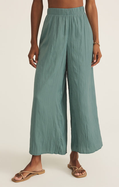 Sunset Satin Pant Sea Pine