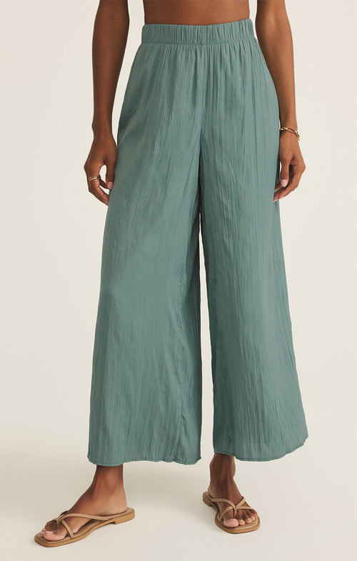 Sunset Satin Pant Sea Pine