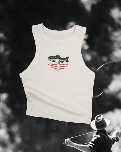 "Wild Trout" Crop Tank