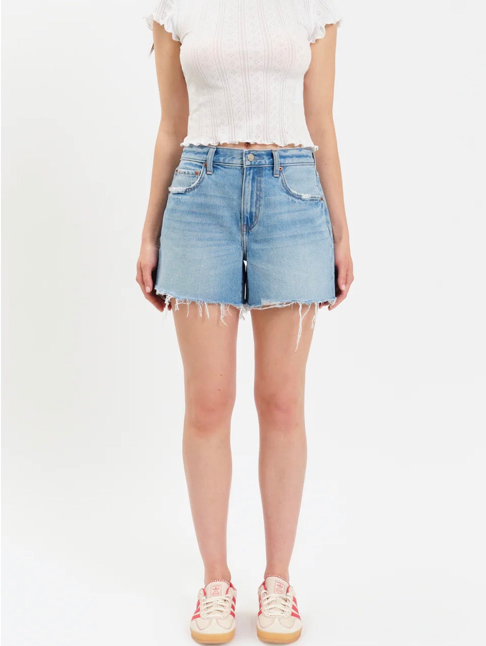 Crossroads Jean Shorts- Pulse