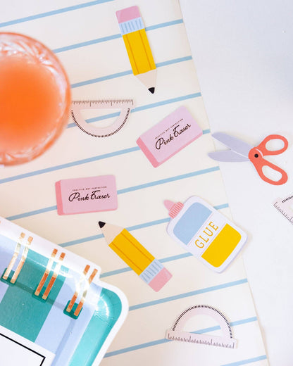 School Table Scatter Confetti
