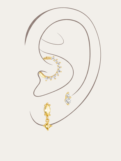 KOSINER 925 Sterling Silver Multi-Style Set