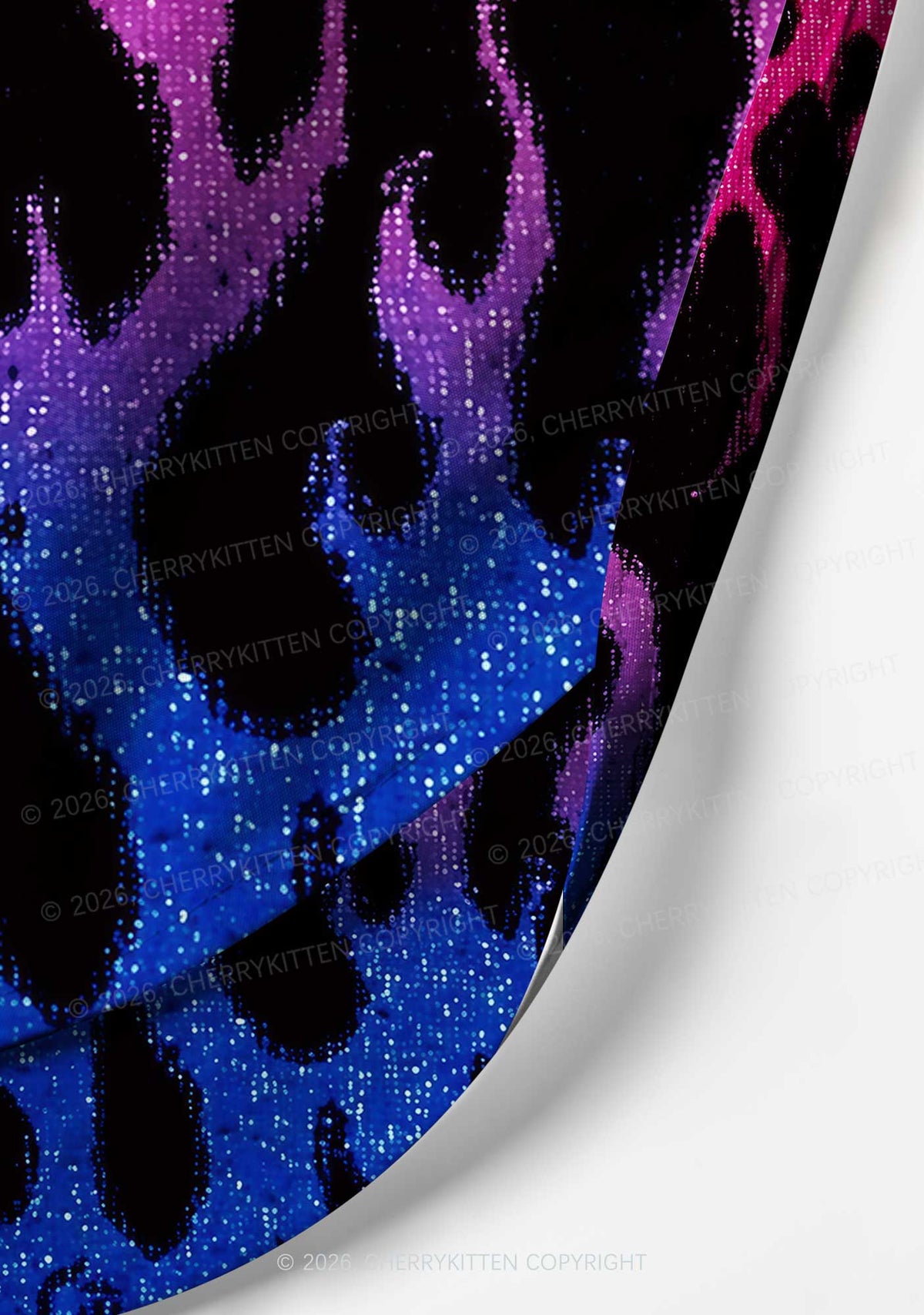Bisexual Flame Pride Y2K Print Men Beach Shorts Cherrykitten