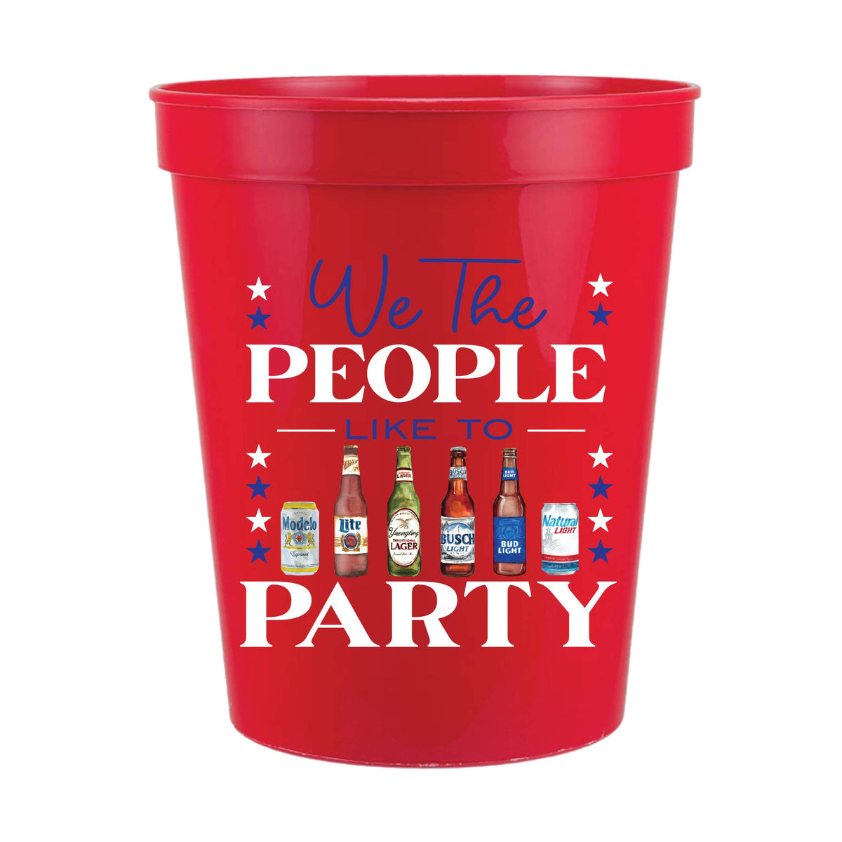 We The People Red Stadium Cups