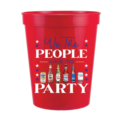 We The People Red Stadium Cups