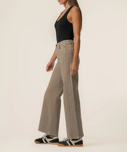 Meg wide leg/milk tea
