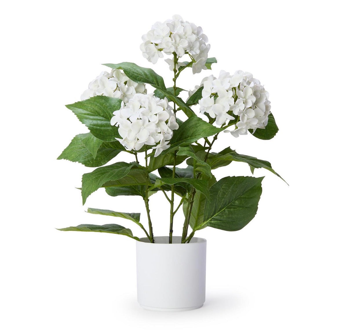 Real Touch Faux Hydrangea Potted Plant