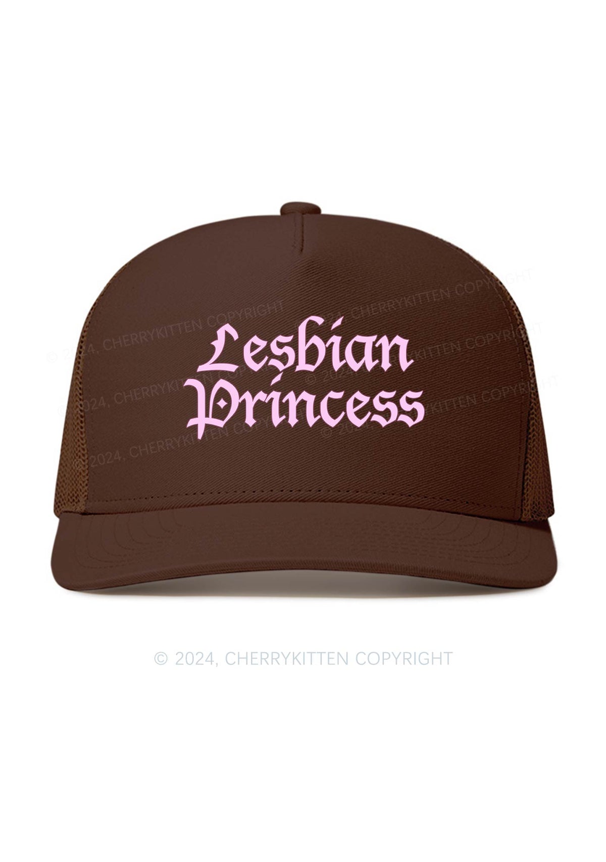 Lesbian Princess Y2K Trucker Mesh Hat Cherrykitten
