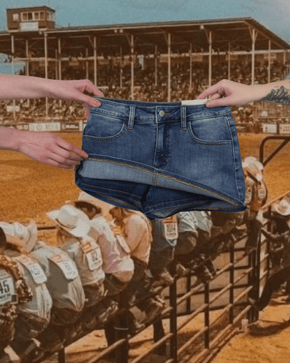 Denim Skort