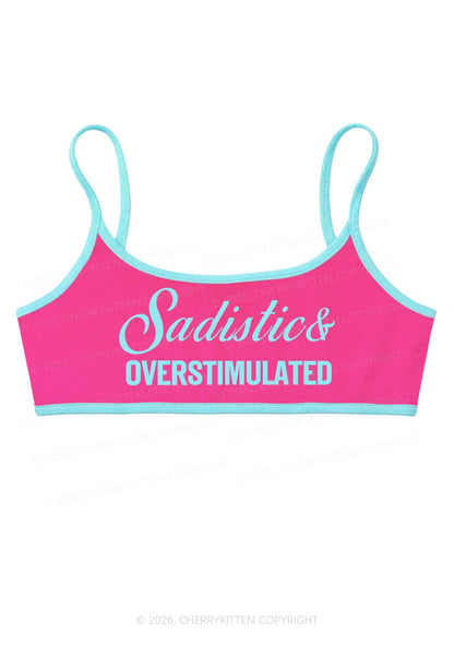 Sadistic Overstimulated Y2K Super Crop Cami Cherrykitten