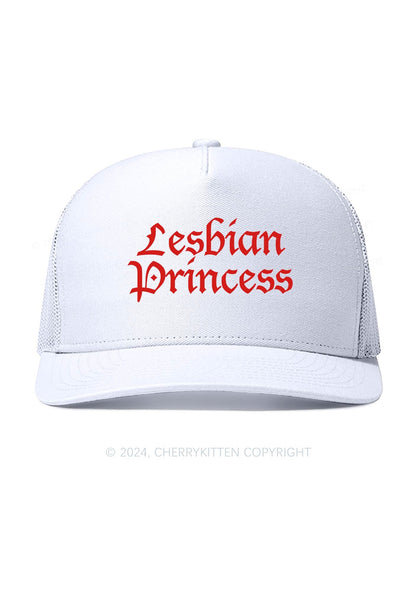Lesbian Princess Y2K Trucker Mesh Hat Cherrykitten