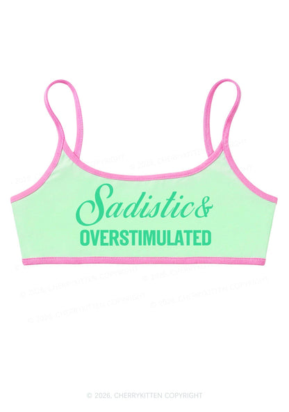Sadistic Overstimulated Y2K Super Crop Cami Cherrykitten