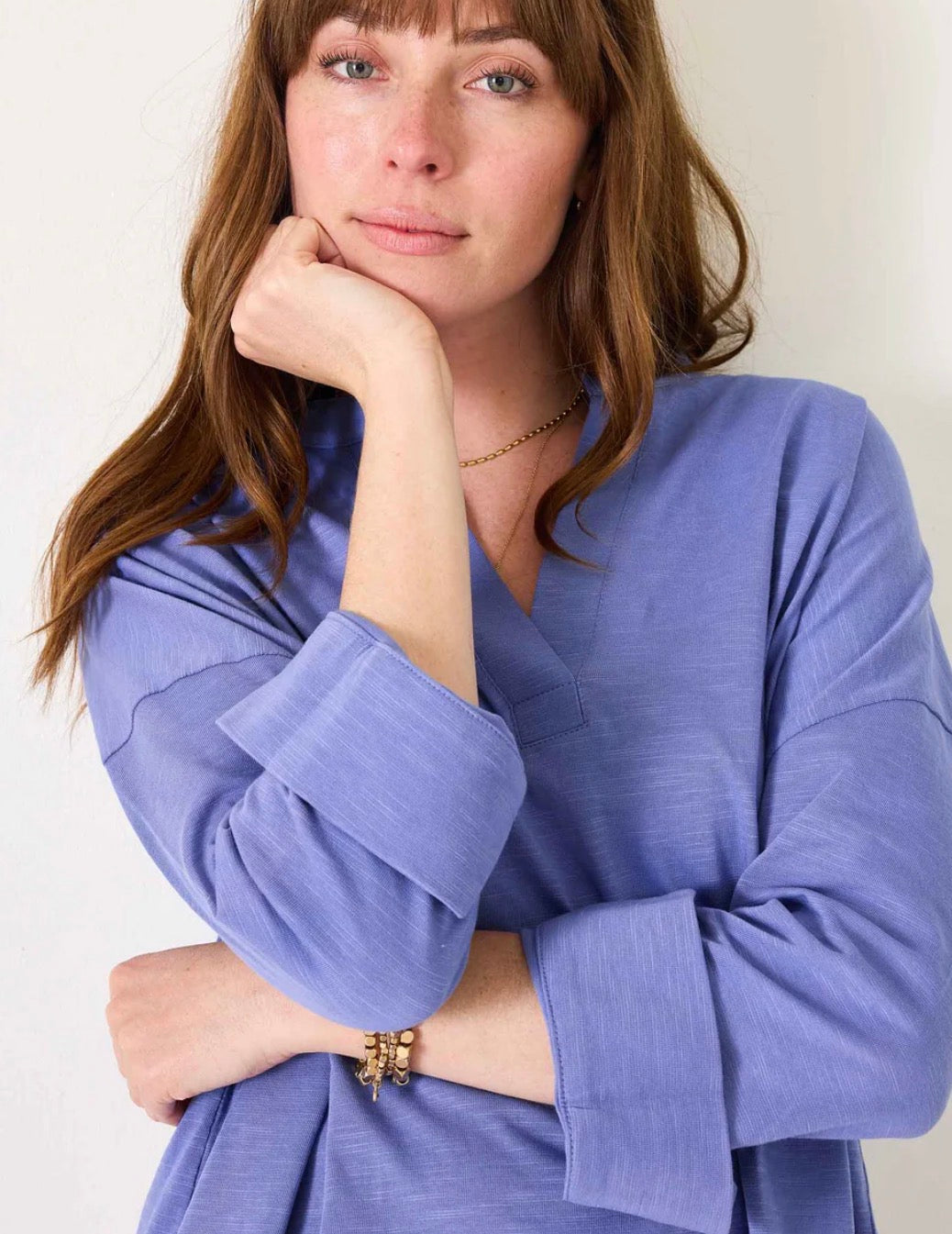 Amelia Cuff Tee
