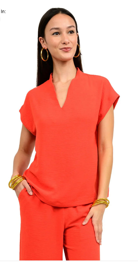 Funnel Collar Top-Sand