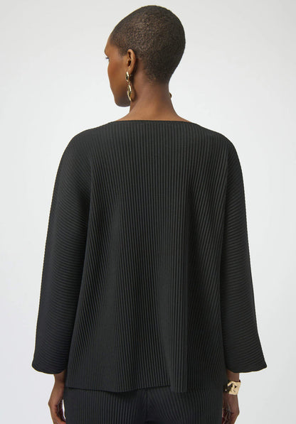 Pleated Sleeve Boxy Top