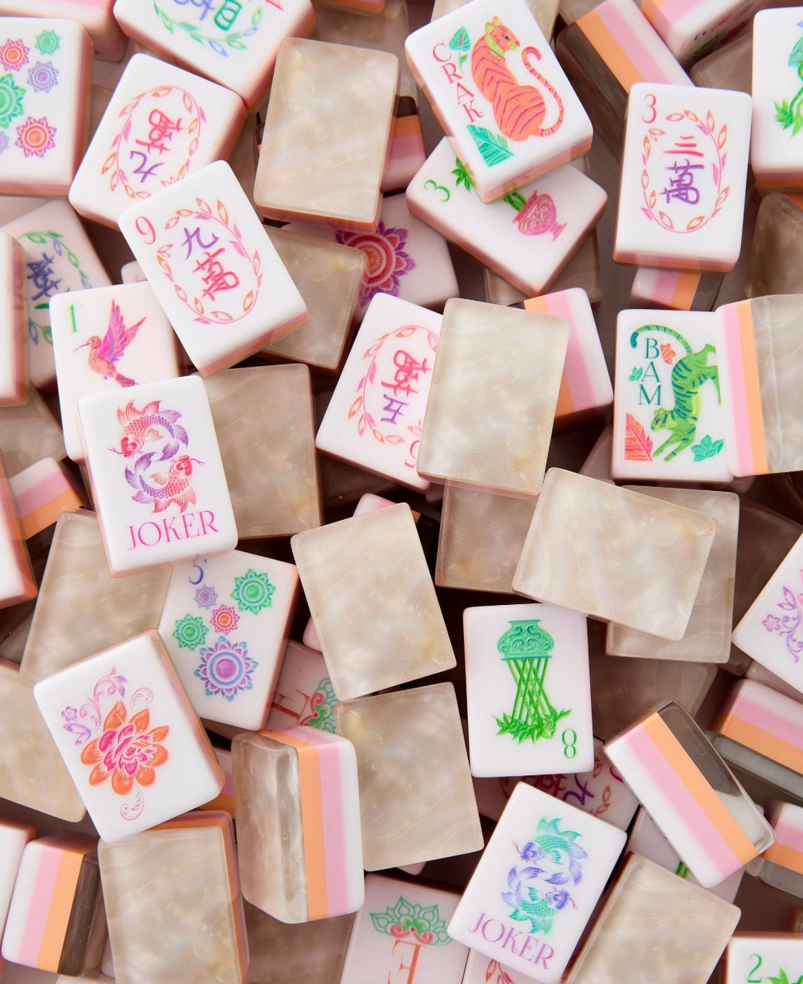 Pearlescent Tile Set - Oh My Mahjong