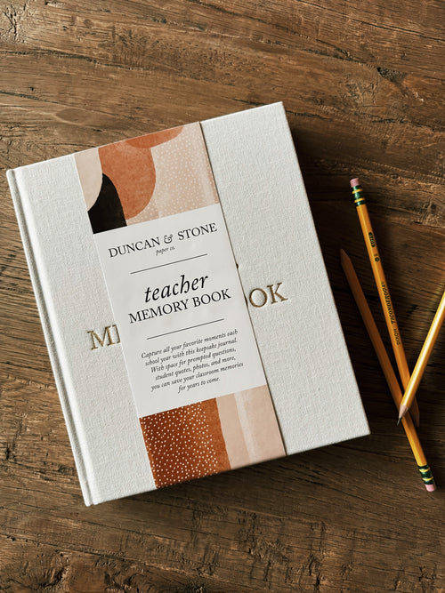 Duncan & Stone: Teacher Memory Book