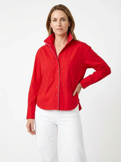 The Piper Top-Red/Pink