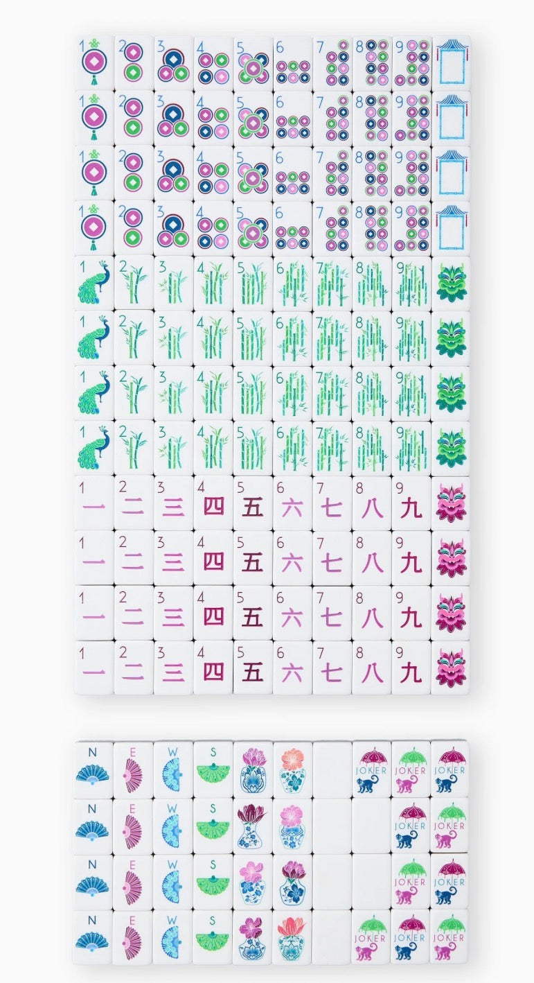Gemma Tile Set - Mahjong