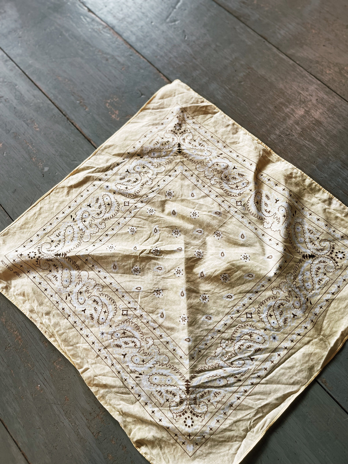 Sun-Bleached (Pastel) Bandana : Yellow