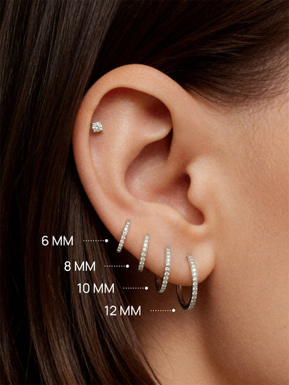 KOSINER Titanium Delicate Multi-Sized Hoop