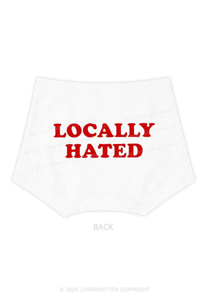 Locally Hated Y2K Mid Rise Waist Boyshort Cherrykitten