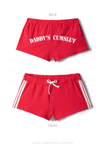 Daddys Cxmslxt Y2K Drawstring Mini Shorts Cherrykitten