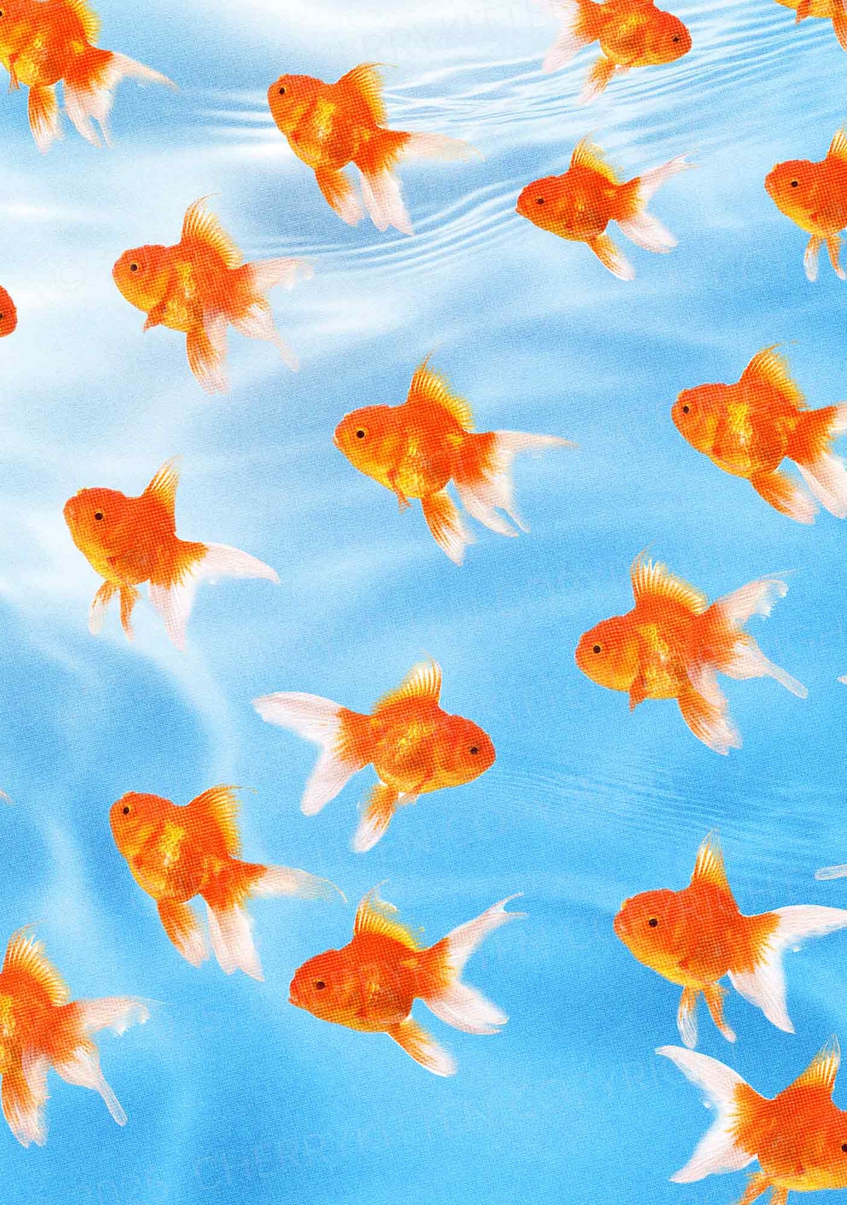 Goldfish Y2K Print Slip Dress Cherrykitten