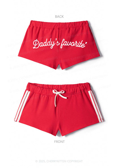 Daddys Favorite Y2K Drawstring Mini Shorts Cherrykitten