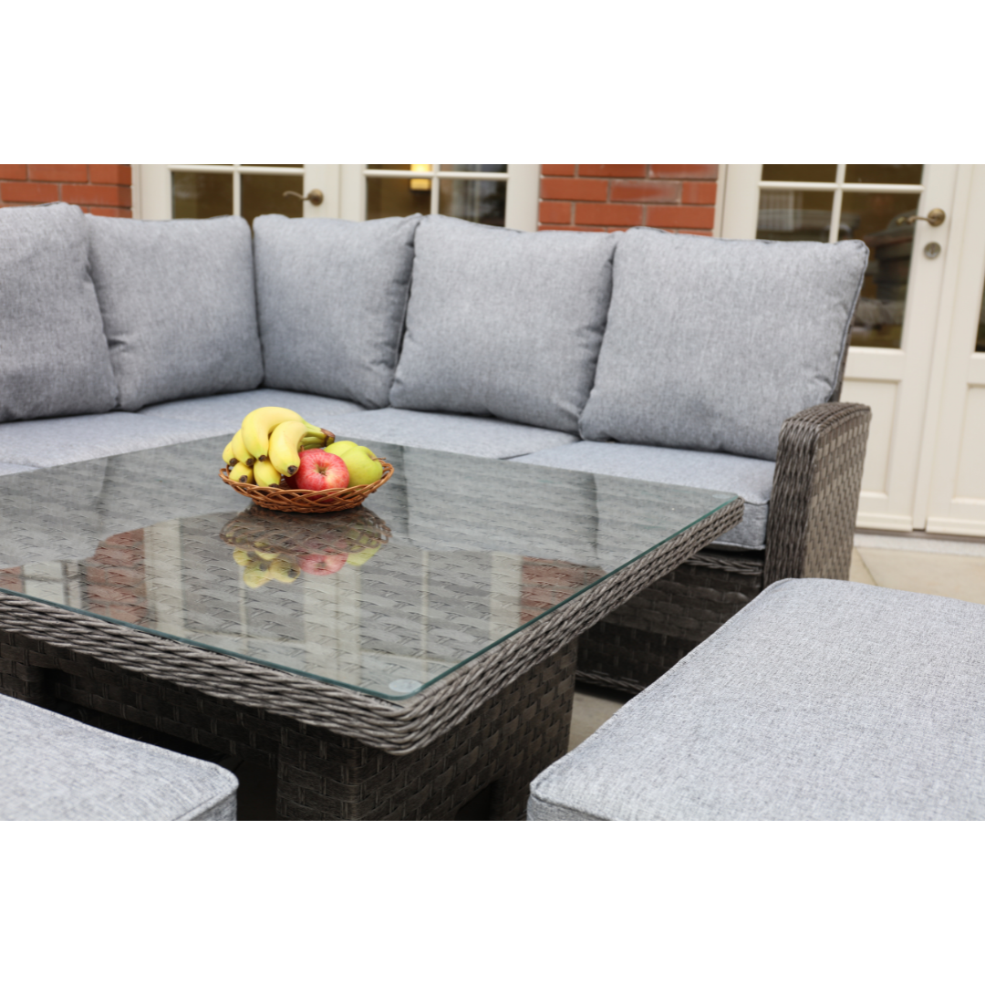 Amalfi Corner Set w/ adjustable table (SML)