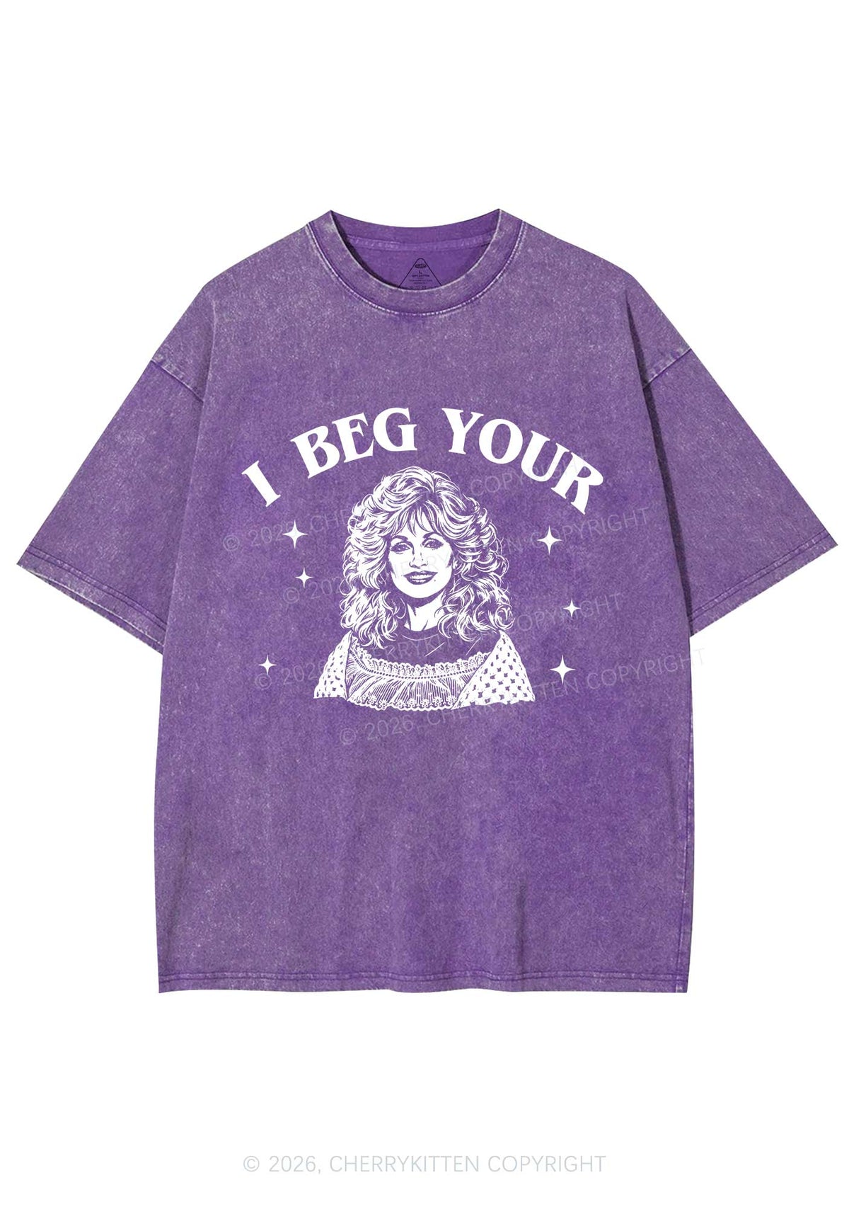 I Beg Your DP Y2K Shirts Washed Tee Cherrykitten