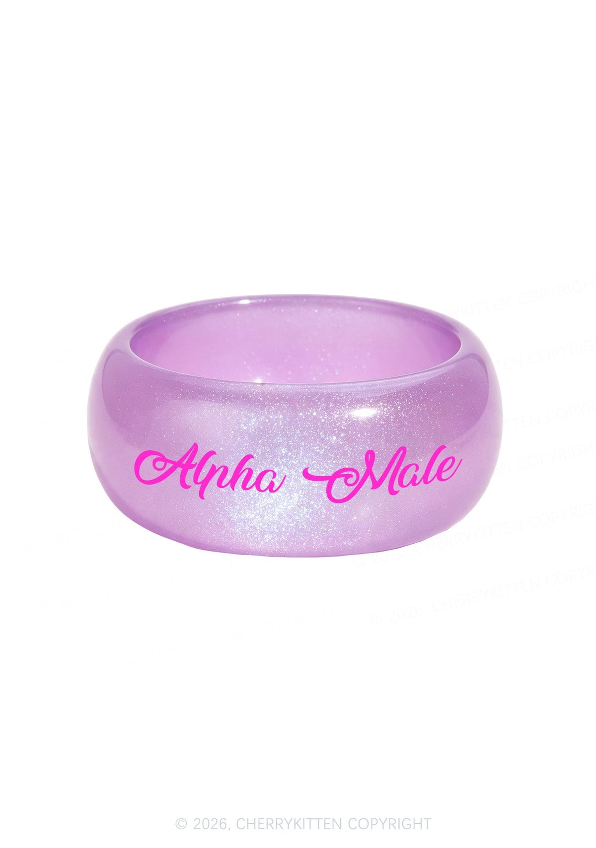Alpha Male Y2K Cuff Bangle Cherrykitten