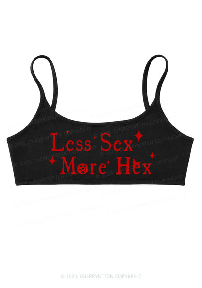 Less Sx More Hex Y2K Super Crop Cami Cherrykitten