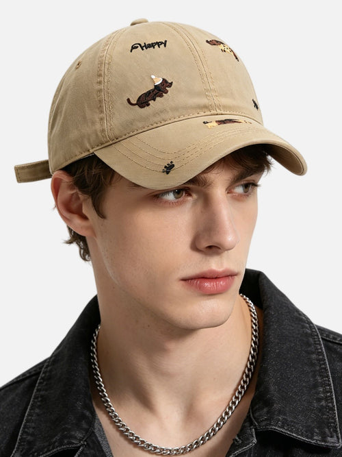 Haaura Dachshund Happy Patch Cap