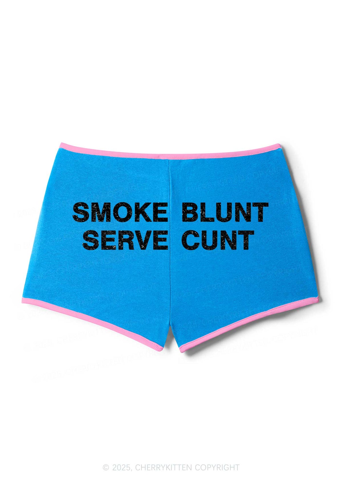 Smoke Blunt Y2K Booty Shorts Cherrykitten