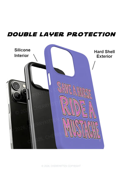 Ride A Mustache Y2K Phone Case Cherrykitten